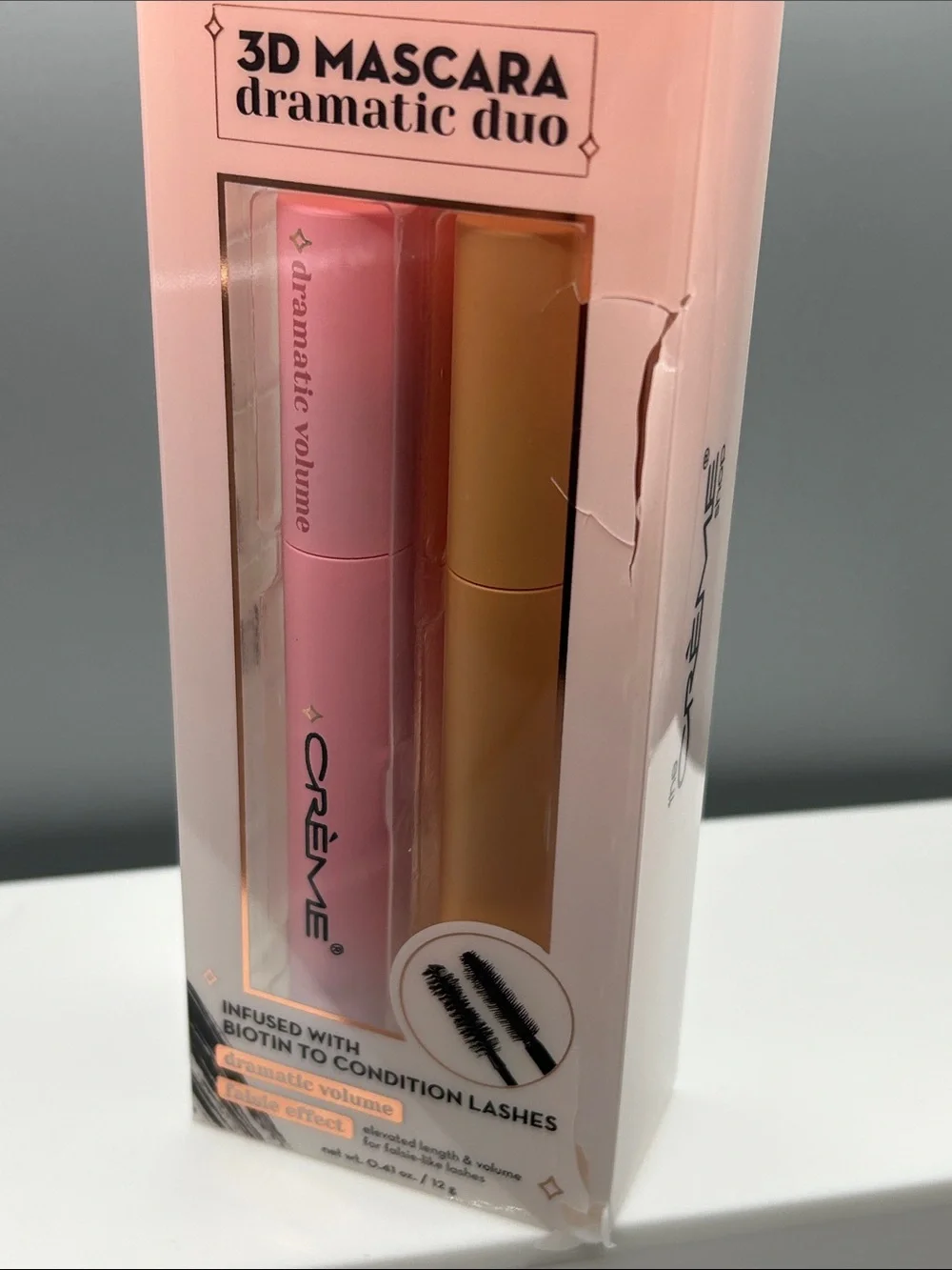 Crème Shop 3D Black Mascara Set
